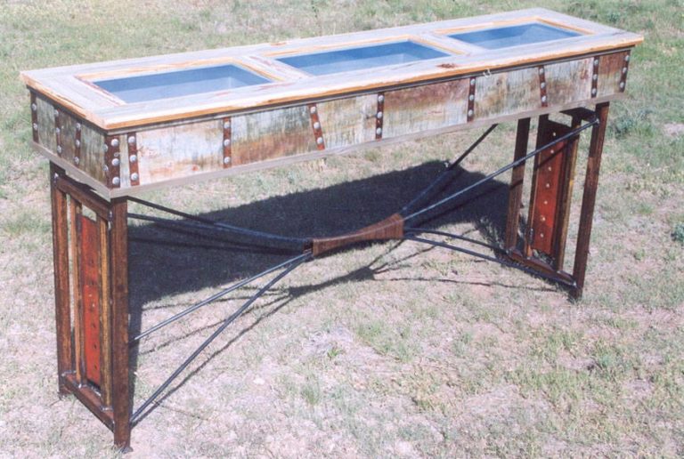 #0211 Stock Tank Reliquary Table