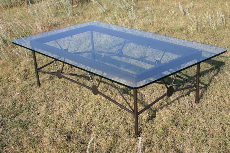 #0730 Steel Truss Coffee Table