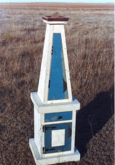 Porch Column Dressing Cabinet