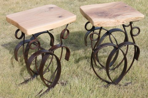 Tine Arc Side Tables