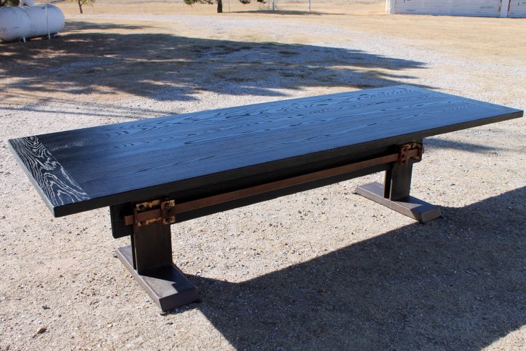 #1647 Bar Buckle Dining Table
