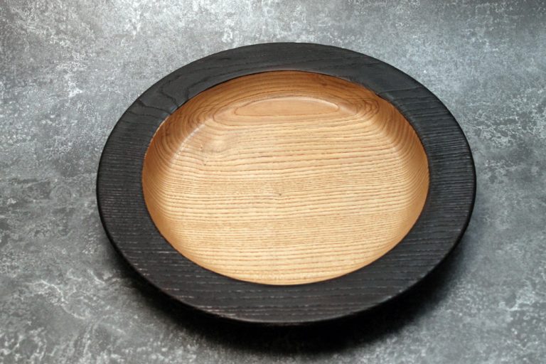 #2207 Charred Rim Platter